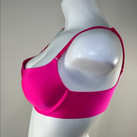 Victoria's Secret Hot Pink Double-Strap Demi Underwire Bra 36B - Picture 6 of 12